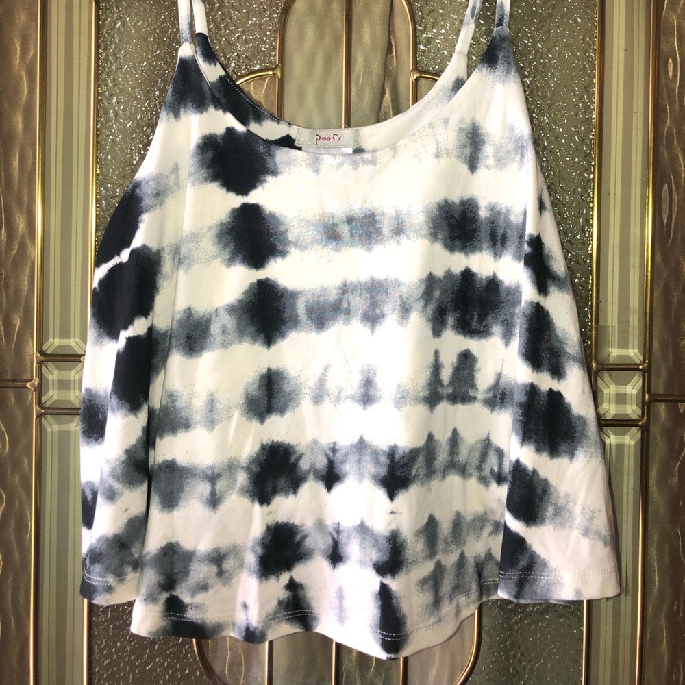 NWOT Tie-dye size medium crop tanktop